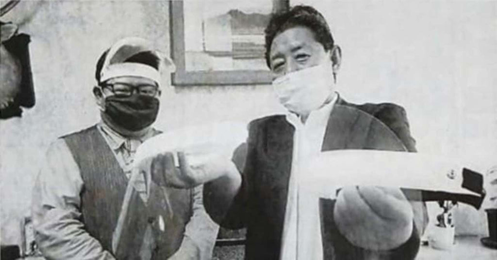 お知らせさせてください。毎日新聞に掲載されました。フェイスシールドをカバンの技術で製造