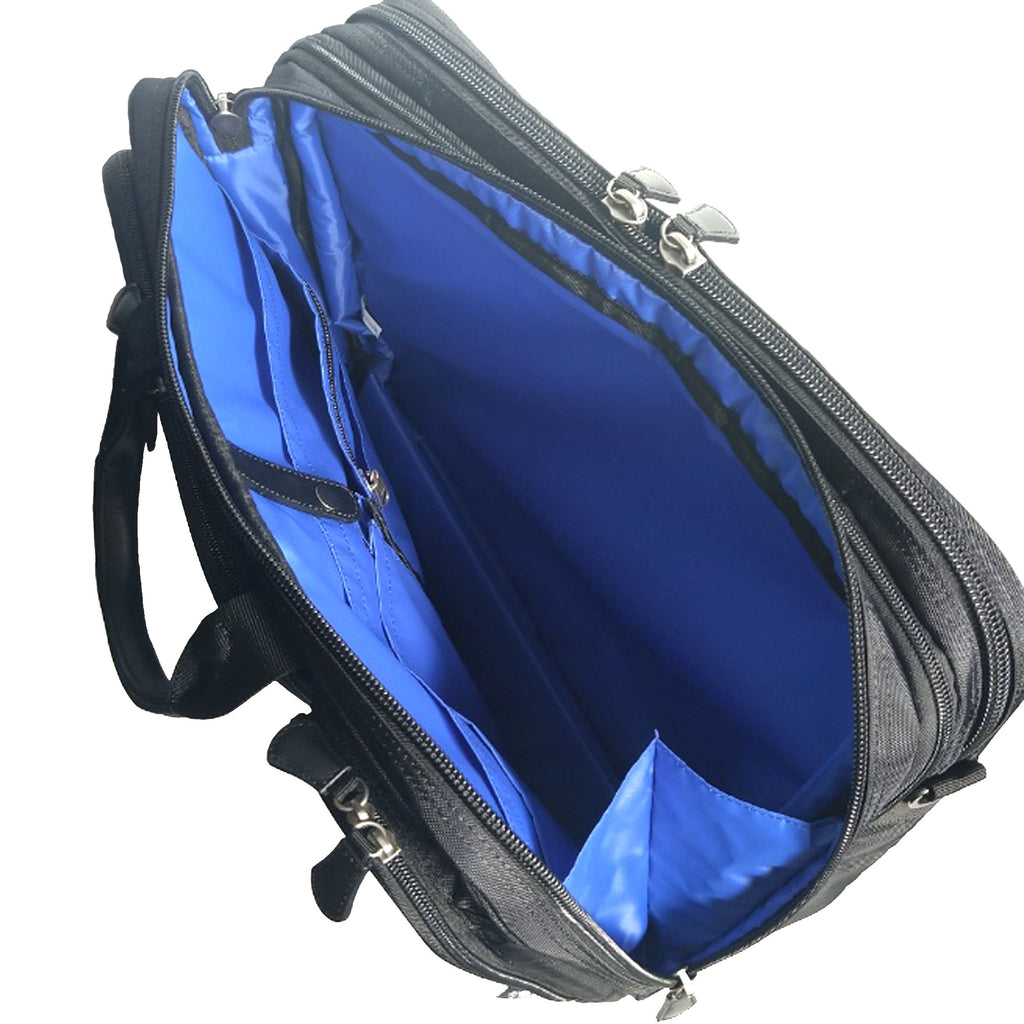 【新発売】海外製／A4対応／45cm／２BOX／マチ拡張／人気No.1／エキスパンダブル／ビジネスバッグ／ブラック／黒色／102542／RYU'S ONE【2025年モデル】