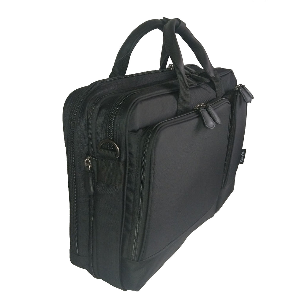 【新発売】海外製／A4対応／45cm／２BOX／マチ拡張／人気No.1／エキスパンダブル／ビジネスバッグ／ブラック／黒色／102542／RYU'S ONE【2025年モデル】