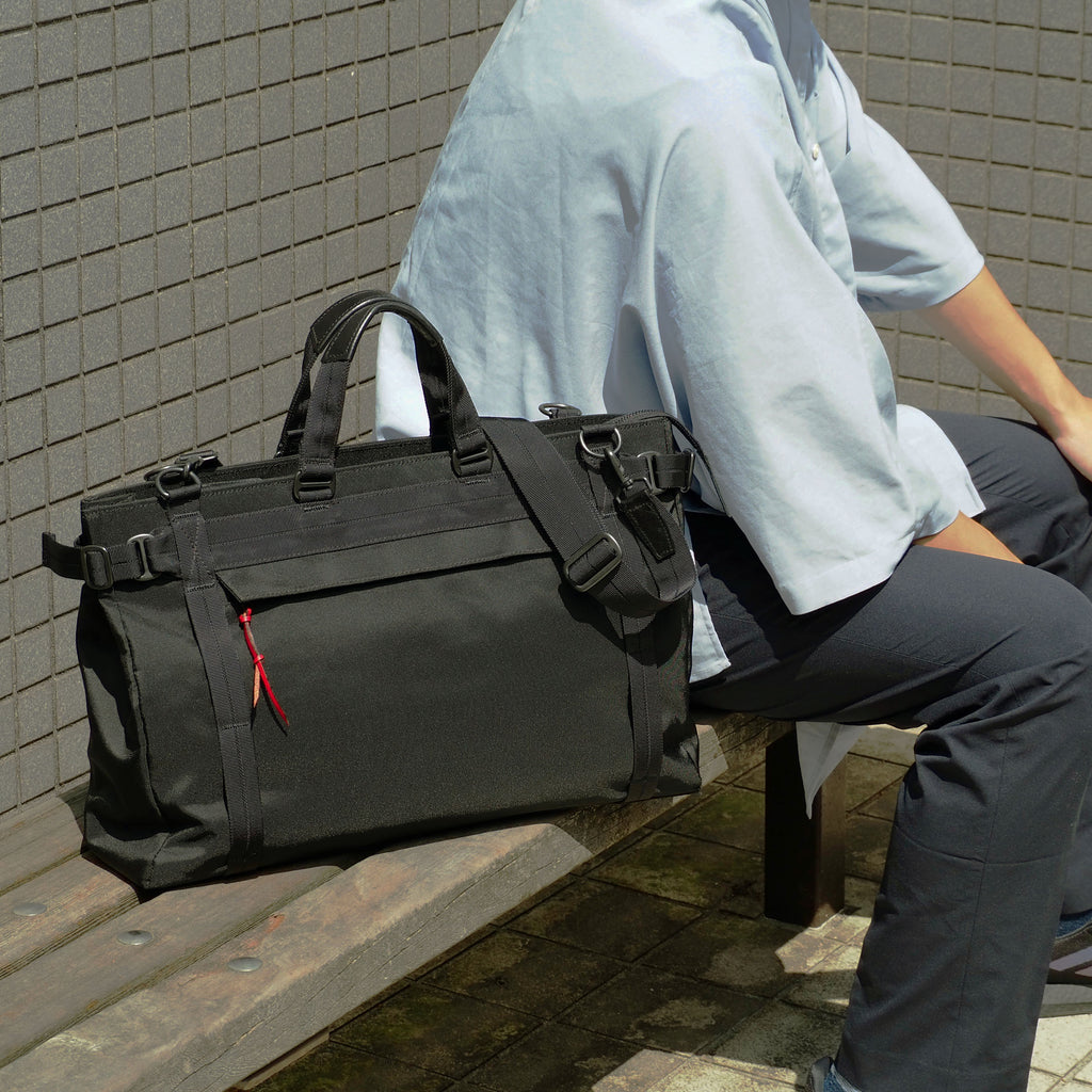 【新発売】豊岡製／日本製／国産／2way／ビジネスボストン／ボストンバッグ／トラベルバッグ／ビジネス／ボストン型／旅行／出張／ショルダーベルト付／ナイロン製／ブラック／黒色／501003／CROSSROAD／BOT