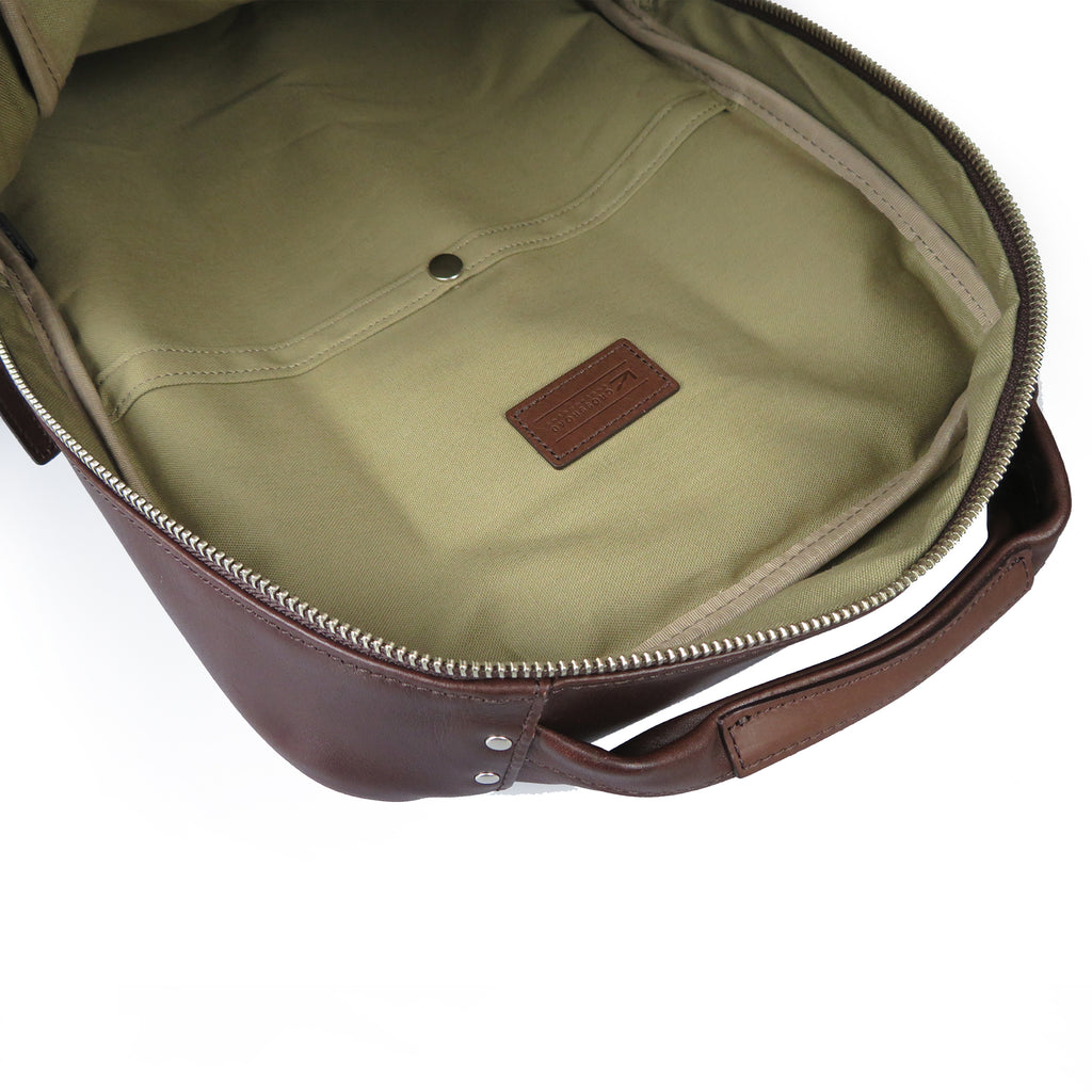 【訳アリ品】日本製／豊岡製／国産／牛革／レザー／革リュック／リュック／蒸れ軽減／505069／ブラウン／茶色【期間限定】