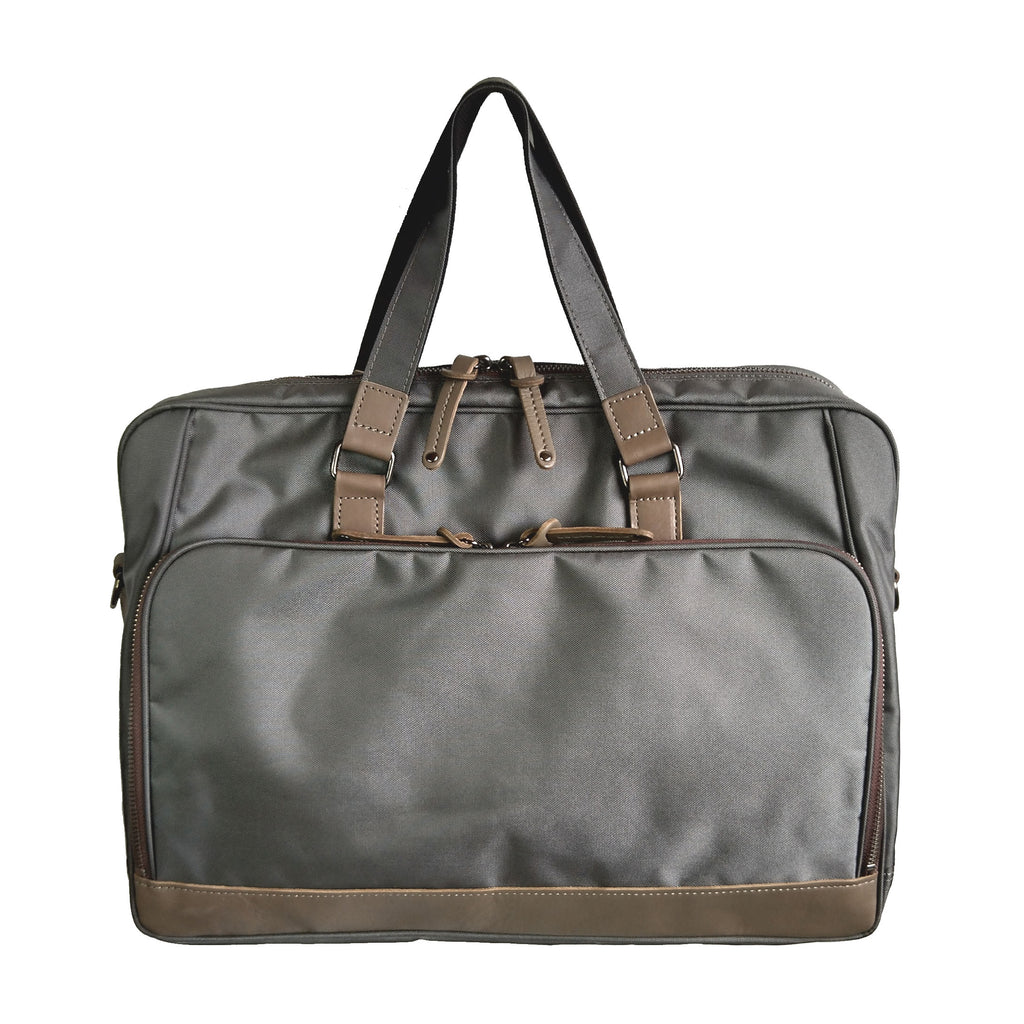 日本製／鎧布／GAIFU／A4ファイル対応／PC対応／2way／40cm／スリム／ビジネス／ビジネスバッグ／１ルーム／キャリー装着可／アウトポケット／全３色／557206／Bluffpop／GF