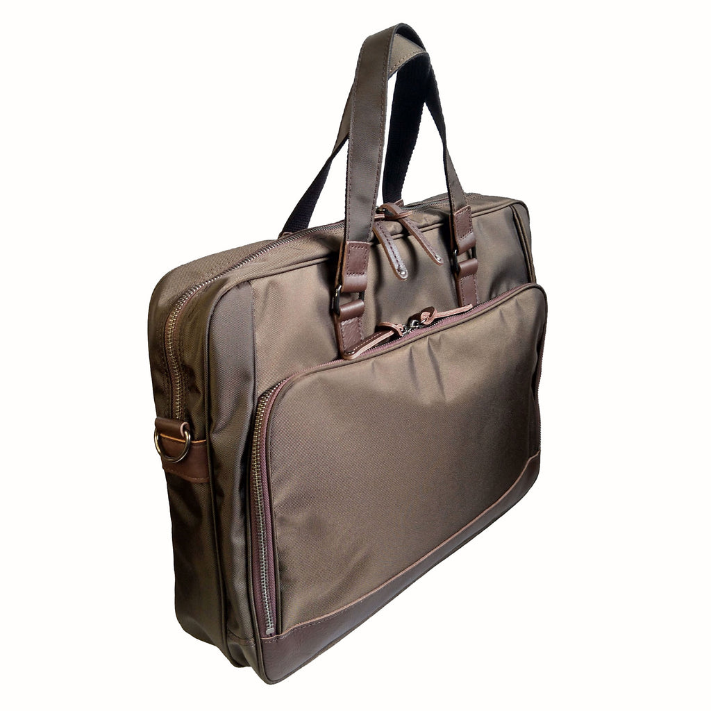 日本製／鎧布／GAIFU／A4ファイル対応／PC対応／2way／40cm／スリム／ビジネス／ビジネスバッグ／１ルーム／キャリー装着可／アウトポケット／全３色／557206／Bluffpop／GF