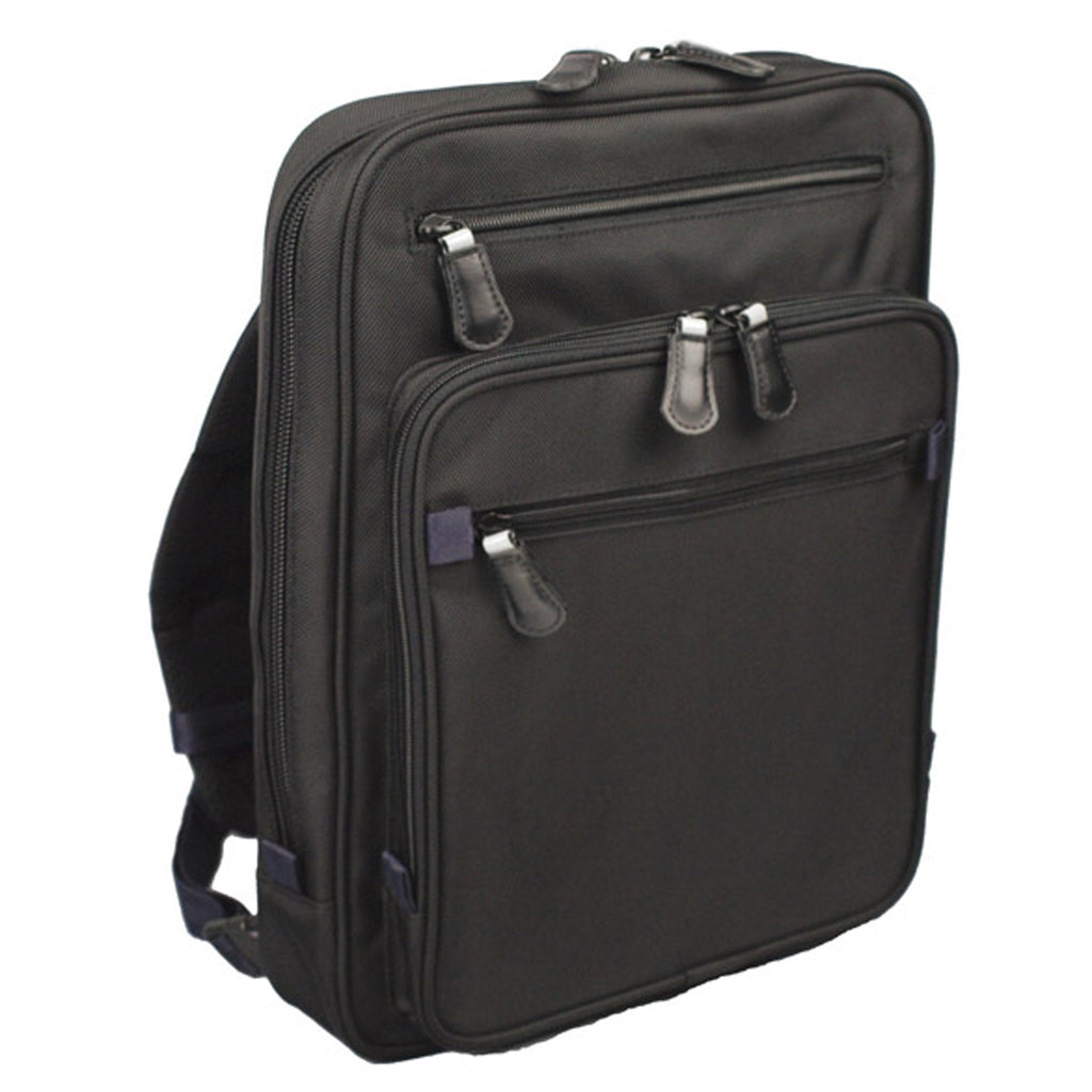【訳アリ品】海外製／PC対応／自転車対応／A4対応／薄型／スリム型／２WAY／リュック／手提げ／ハンドル付／ブラック／黒色／126029