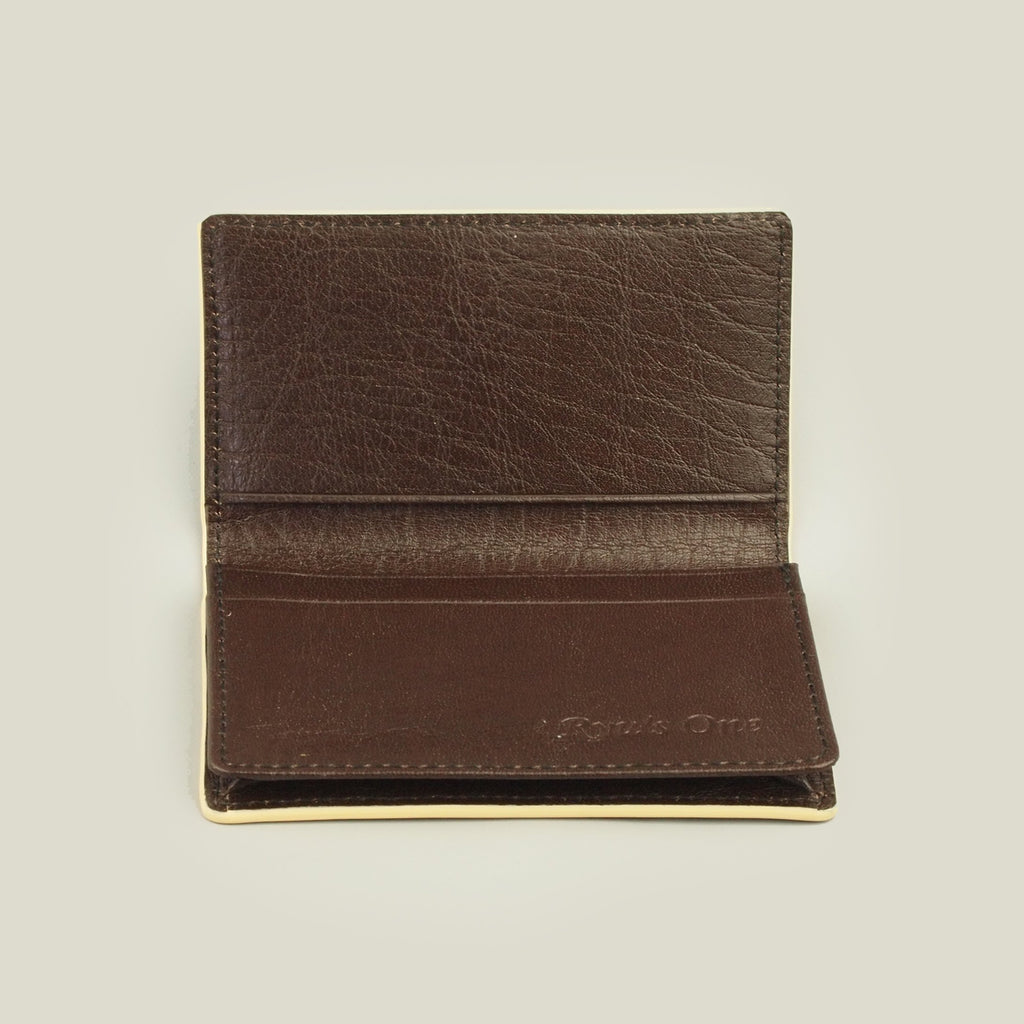 【夏限定】名刺入れ／海外製／牛革／背面カードホルダー／レッド／赤色／154001【在庫限り】
