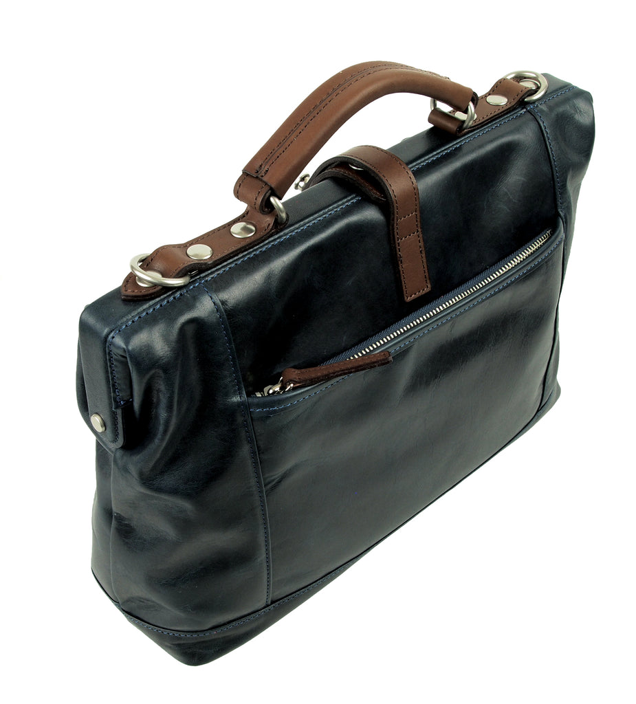 【訳アリ品】豊岡製／日本製／国産／牛革／レザー／ネイビー／紺色⓶／ダレスバッグＳ／ショルダーバッグ／505046【期間限定】