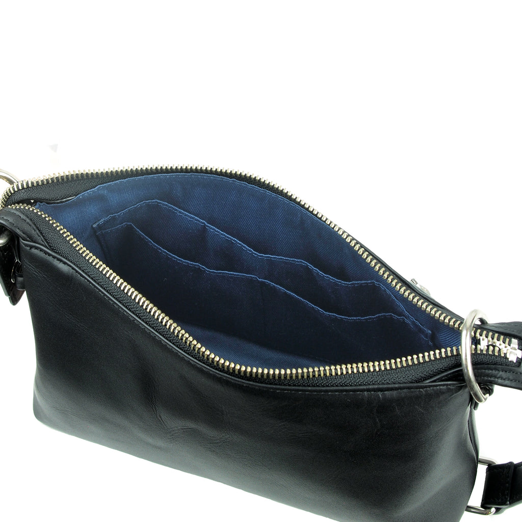 【50％OFF】海外製／牛革製／レザー／ショルダー／ポーチ／クラッチ／ネイビー／紺色／男女兼用／126050／VELBA【在庫限り】